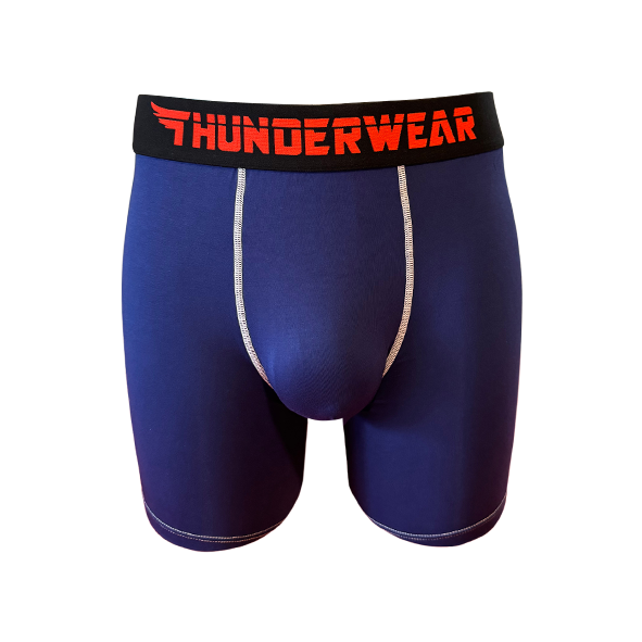 Boxer Briefs - Deep Blue - 5" inseam + modal