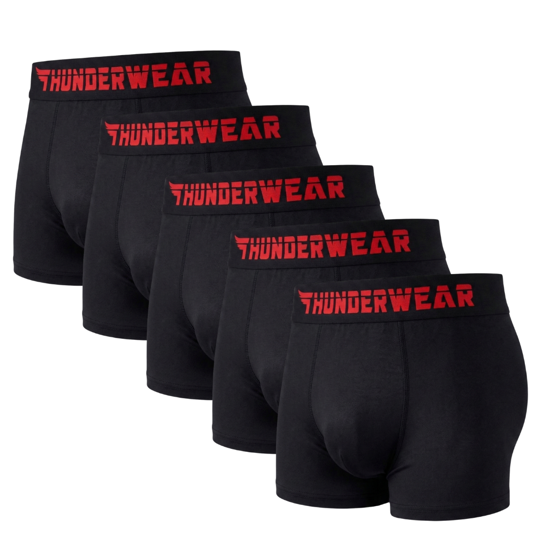 [5 PACK] MIDNIGHT Men's Modal Trunks - ThunderWear Asia